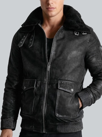 Crone Winter Jacket 'TALVI BUFFED SHEARLING' in Black