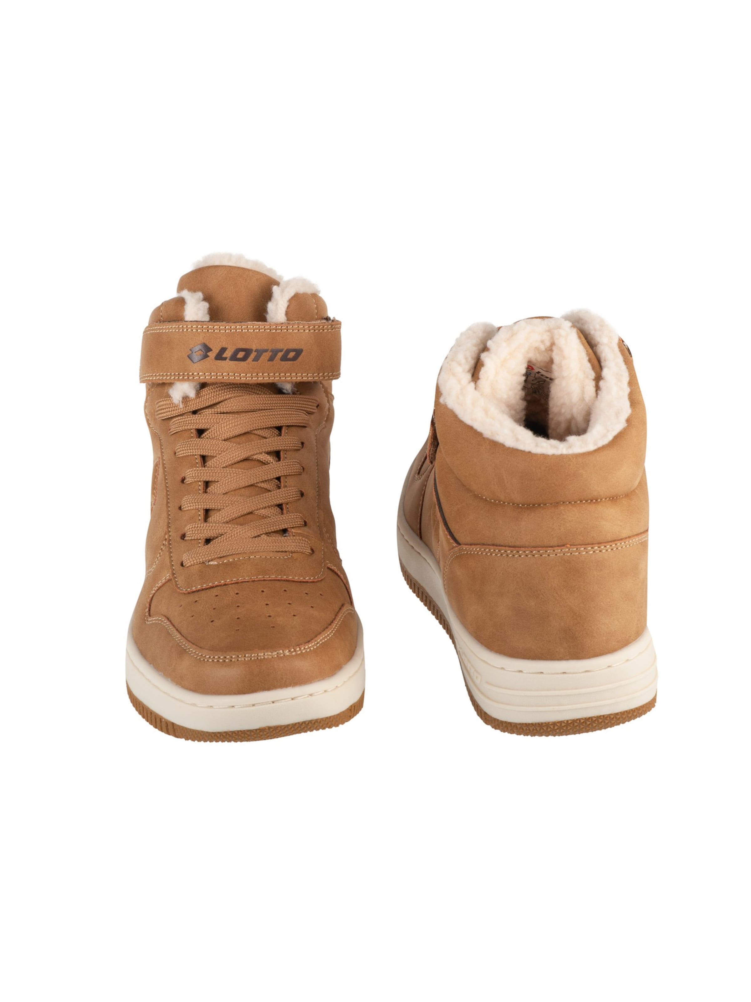 LOTTO Sneaker low 'Lotto Paliot Fur'‌‌ in Braun