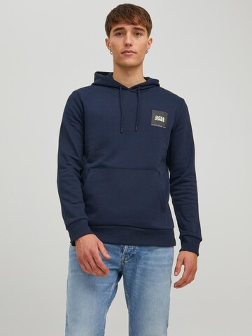 JACK & JONES - Sweatshirt 'Lock' em azul: frente