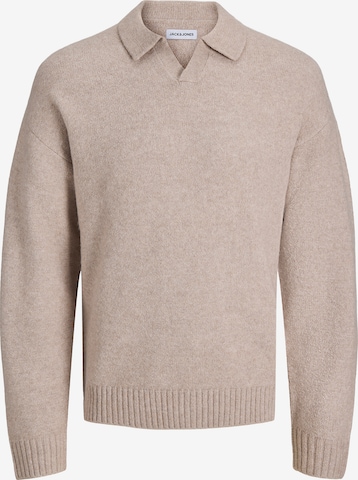 Jack & Jones Junior Trui 'JJESOHO OLLIE' in Bruin: voorkant