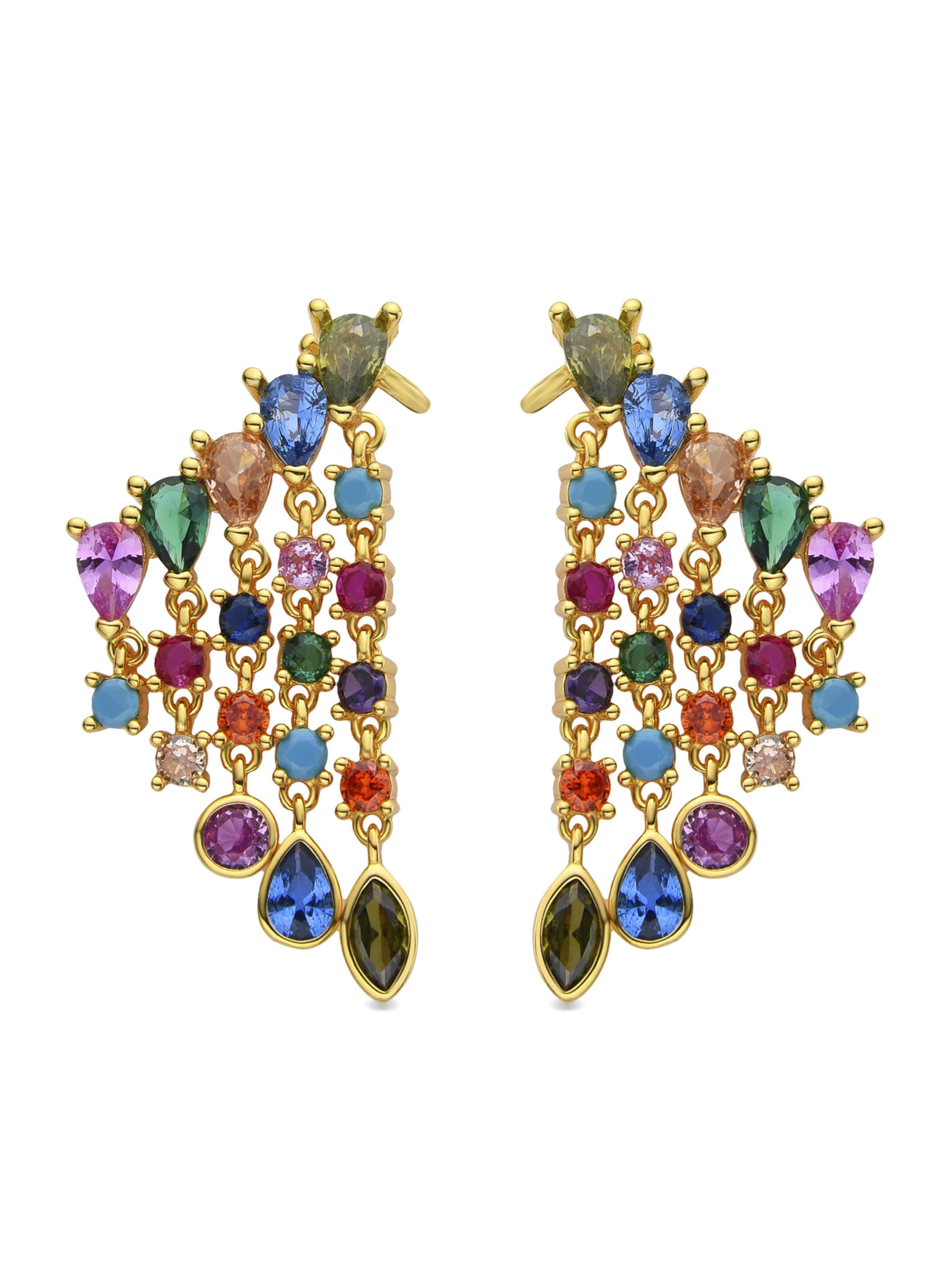 Luxenter Øreringe 'Arkai' i guld: forside