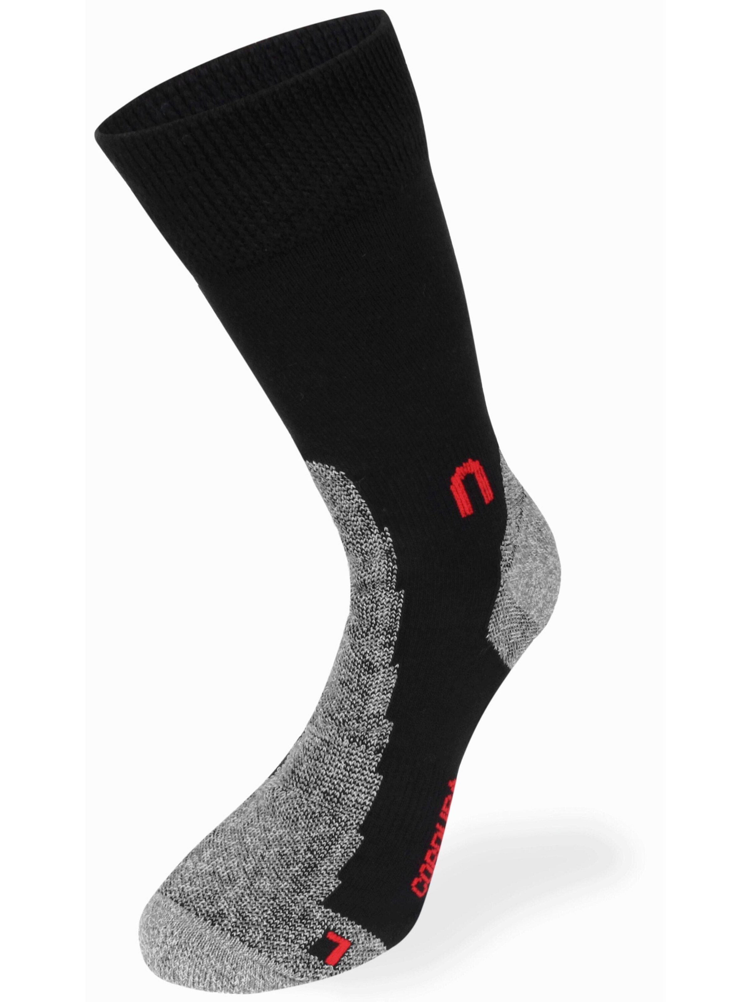 normani Sports socks in Black: front