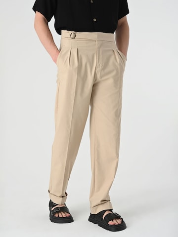 Antioch Regular Trousers in Beige: front