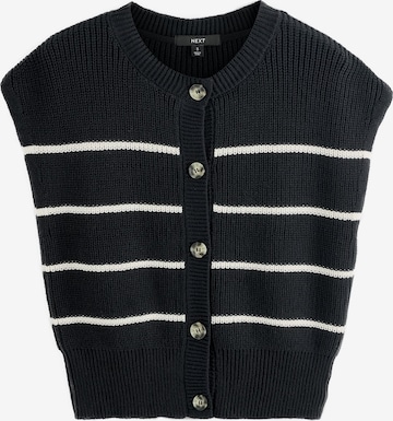 Next Neuletakki värissä musta: etupuoli