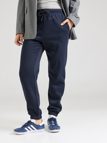 PIECES Tapered Trousers 'PCChilli' in Blue: front