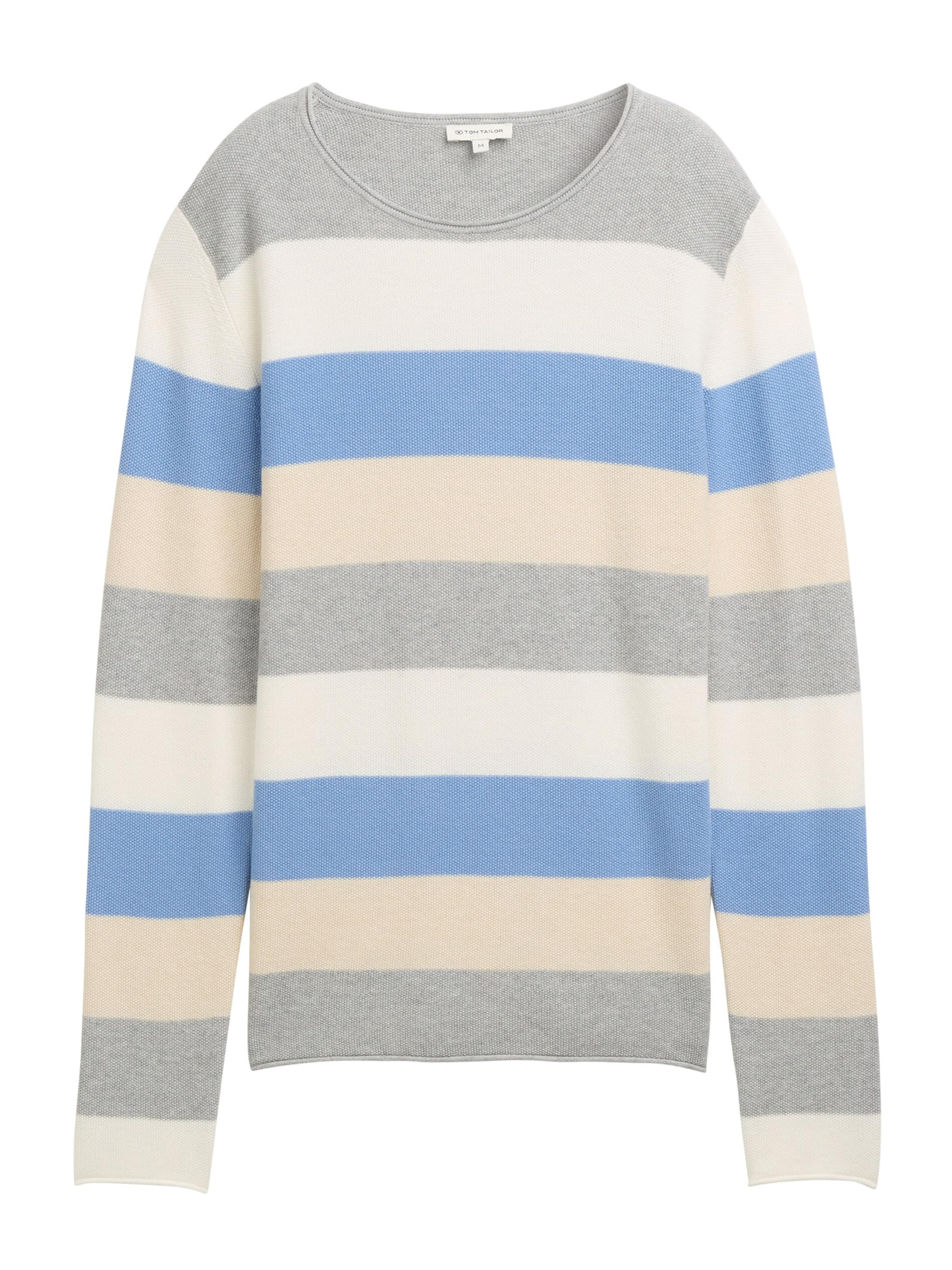 TOM TAILOR Trui in Gemengde kleuren: voorkant