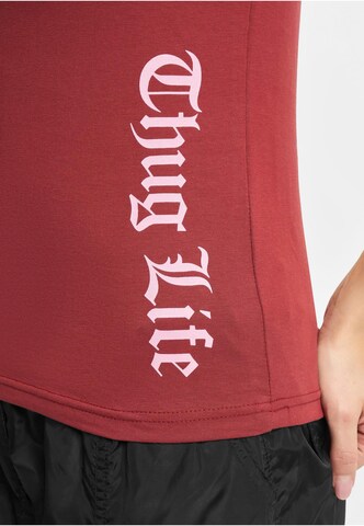 Thug Life Shirt 'Statement' in Red