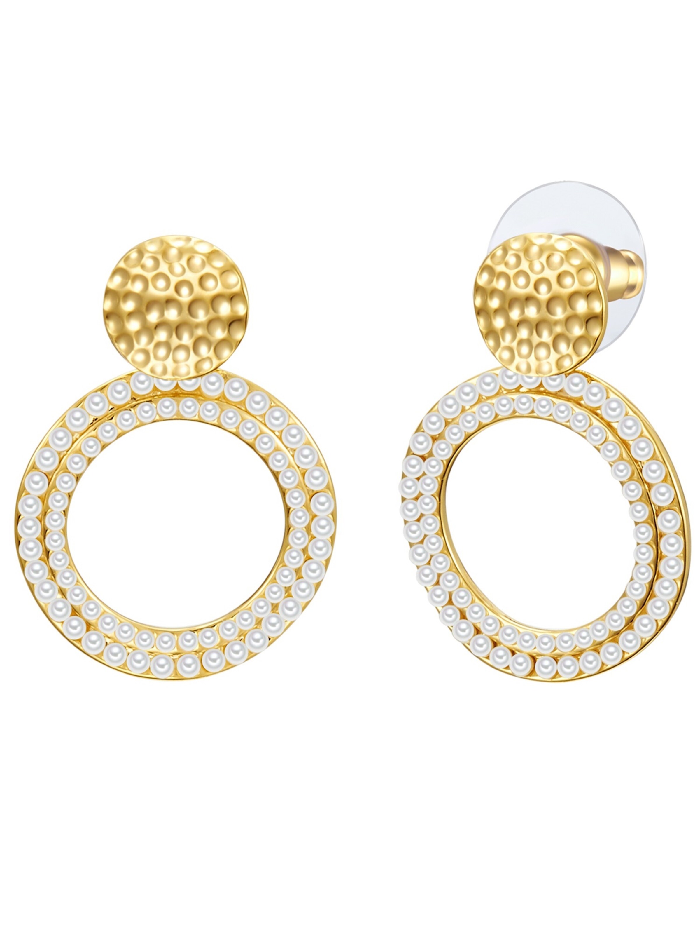 Orecchini di Lulu & Jane in oro: frontale