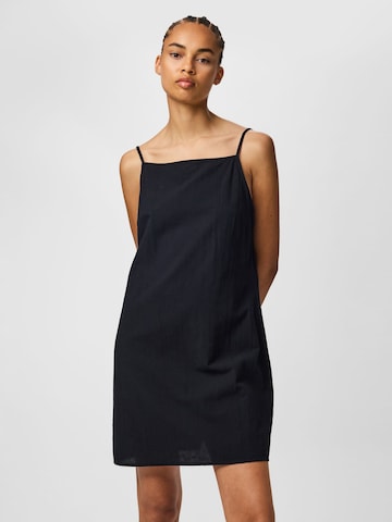 PIECES Sommerkjole 'PCPiva' i sort: forside