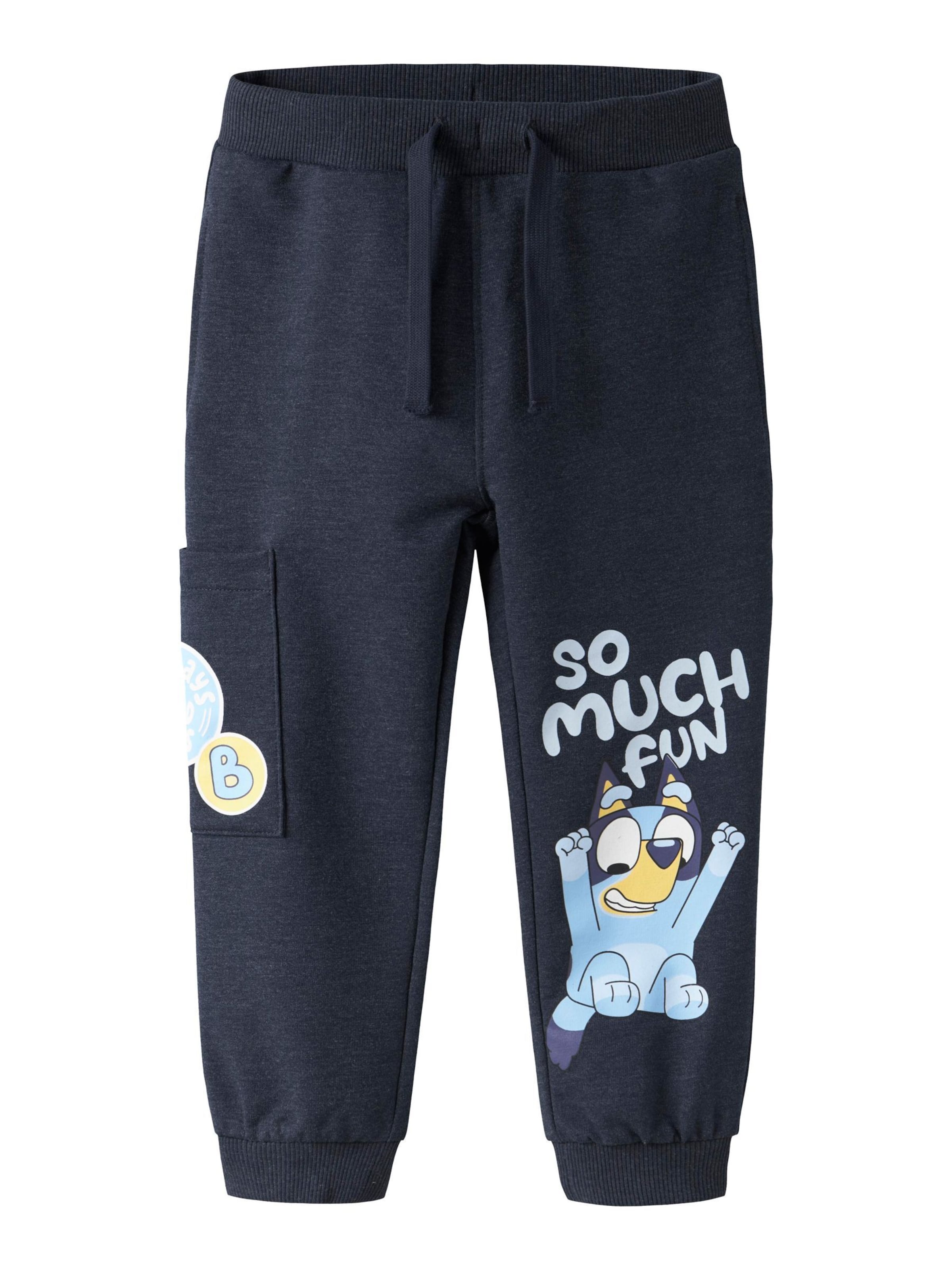 NAME IT regular Bukser 'Bluey' i blå: forside