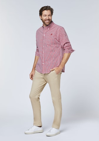 Polo Sylt Regular fit Button Up Shirt in Red