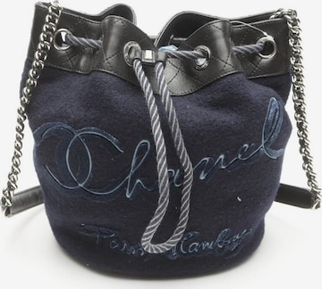 CHANEL Schultertasche / Umhängetasche One Size in Blau: predná strana