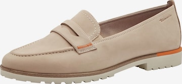 Chaussure basse Tamaris en beige : devant