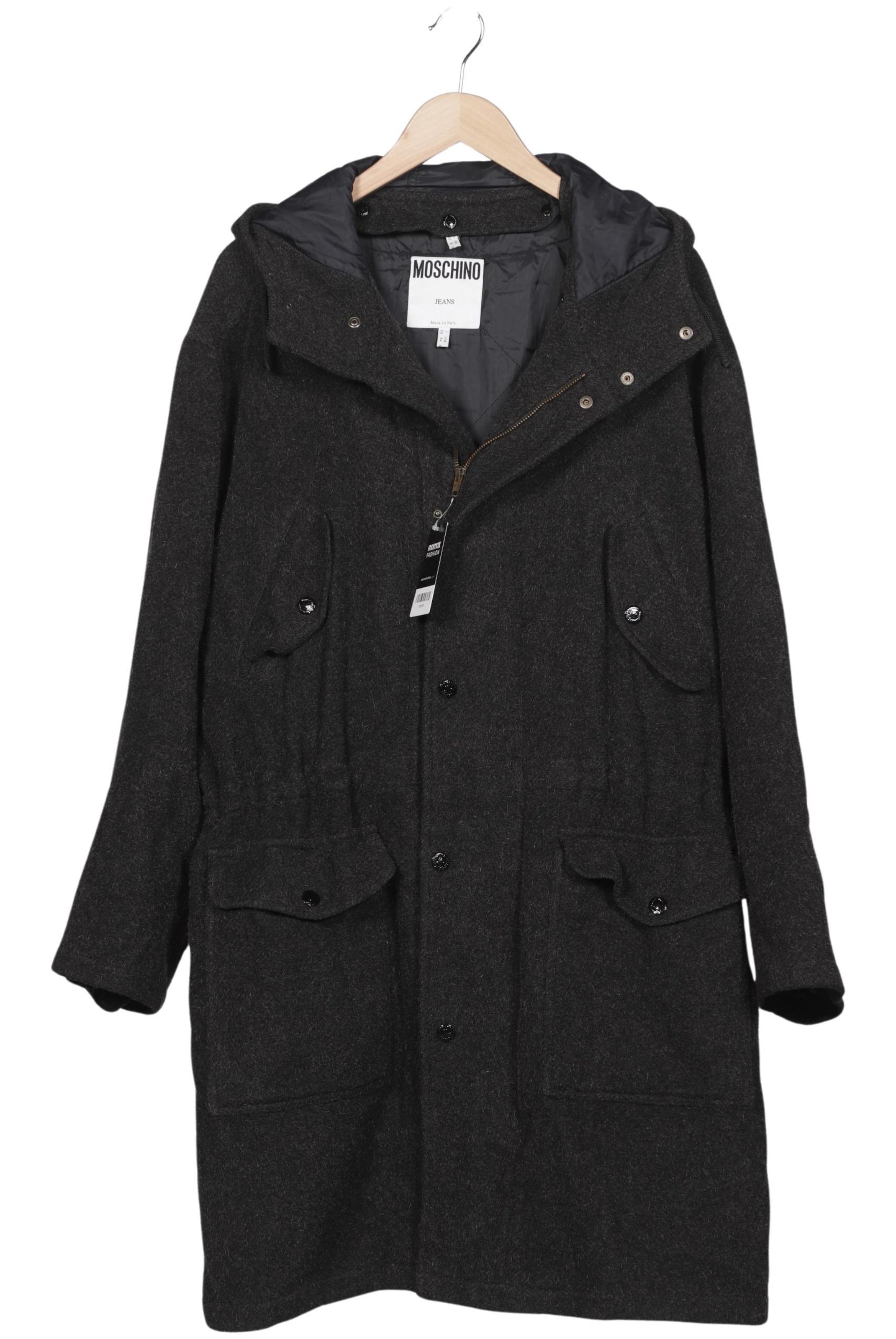 Love Moschino Jacket & Coat in M-L in Grey: front