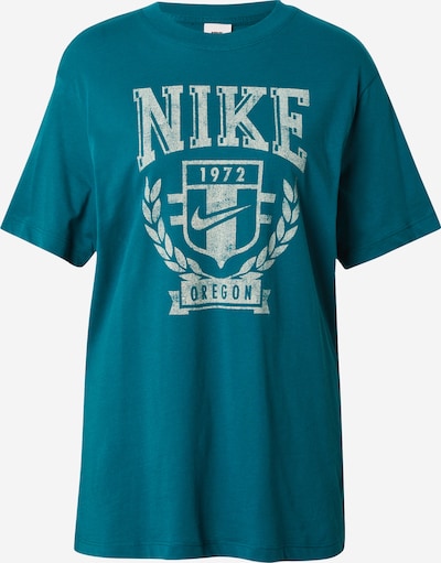 Nike Sportswear Μπλουζάκι σε ανοικτό μπεζ / πετρόλ, Άποψη προϊόντος