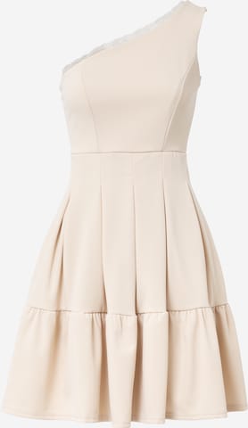 WAL G. Cocktail Dress 'JANINE' in Beige: front