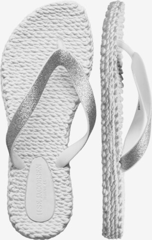 ILSE JACOBSEN T-Bar Sandals 'CHEERFUL12S' in White