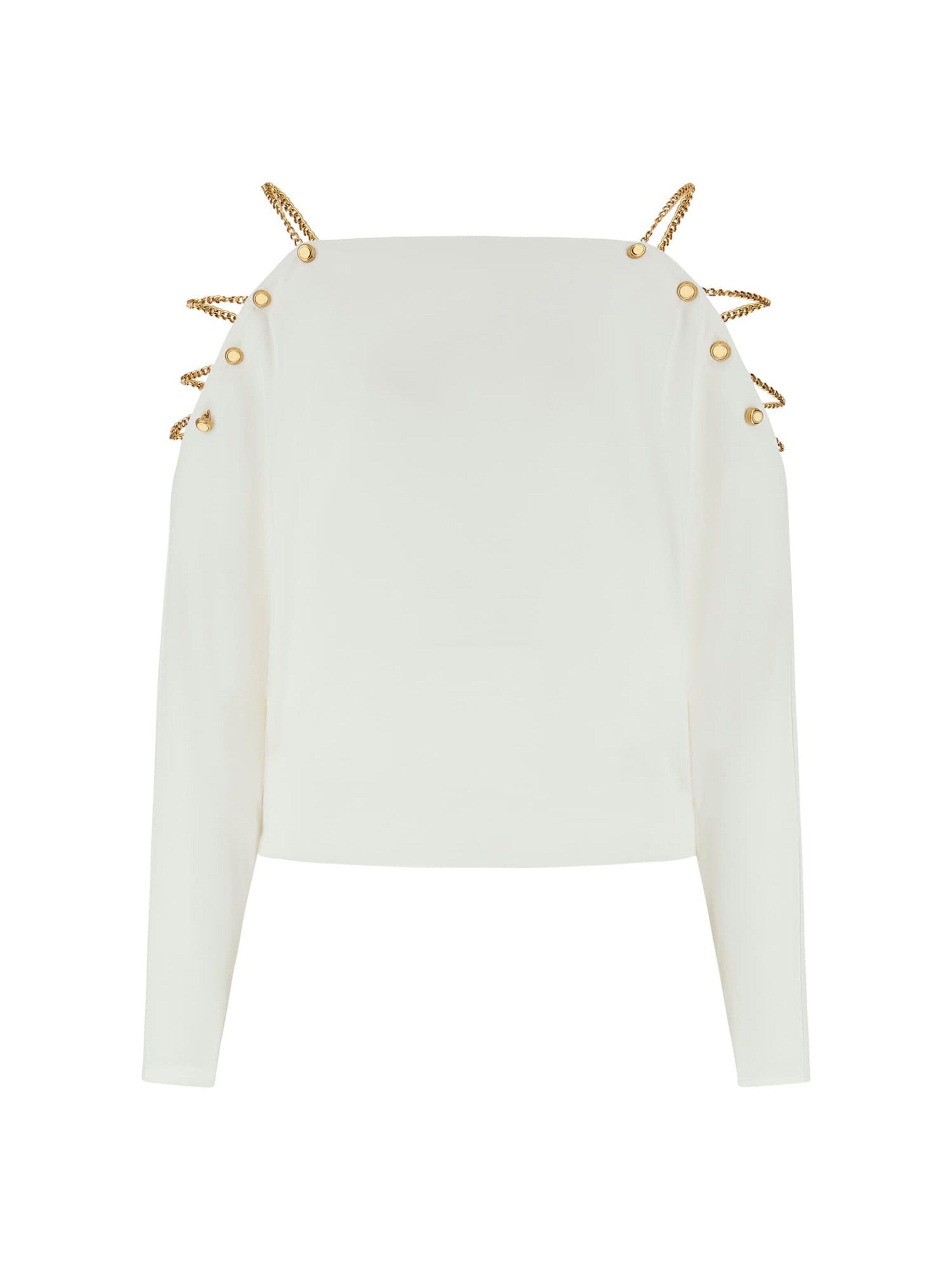 MARCIANO LOS ANGELES Blouse in Cream / Gold, Item view