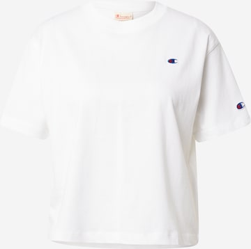 Champion Reverse Weave Shirt in Wit: voorkant
