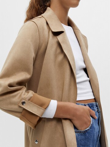 Pull&Bear Mantel in Beige