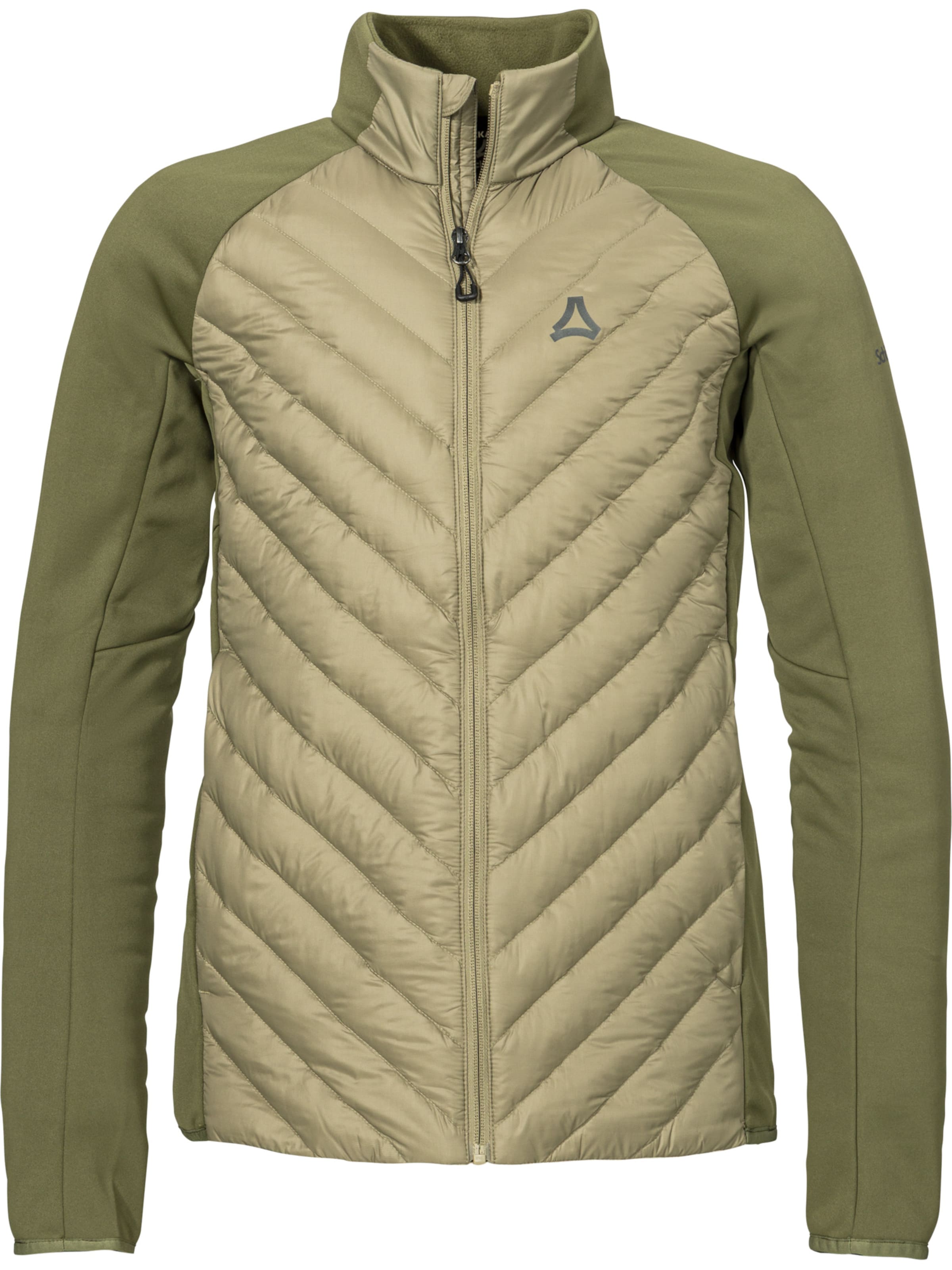 Veste en polaire fonctionnelle Schöffel en vert : devant