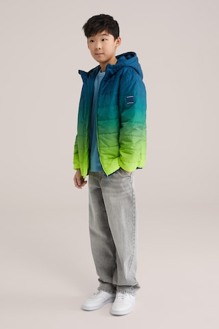 WE Fashion Демисезонная куртка в Зеленый