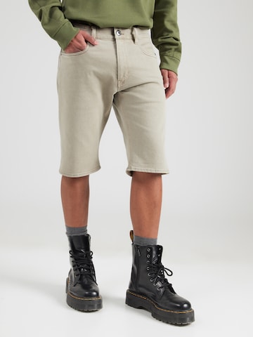 G-STAR Regular Trousers 'Mosa' in Grey: front