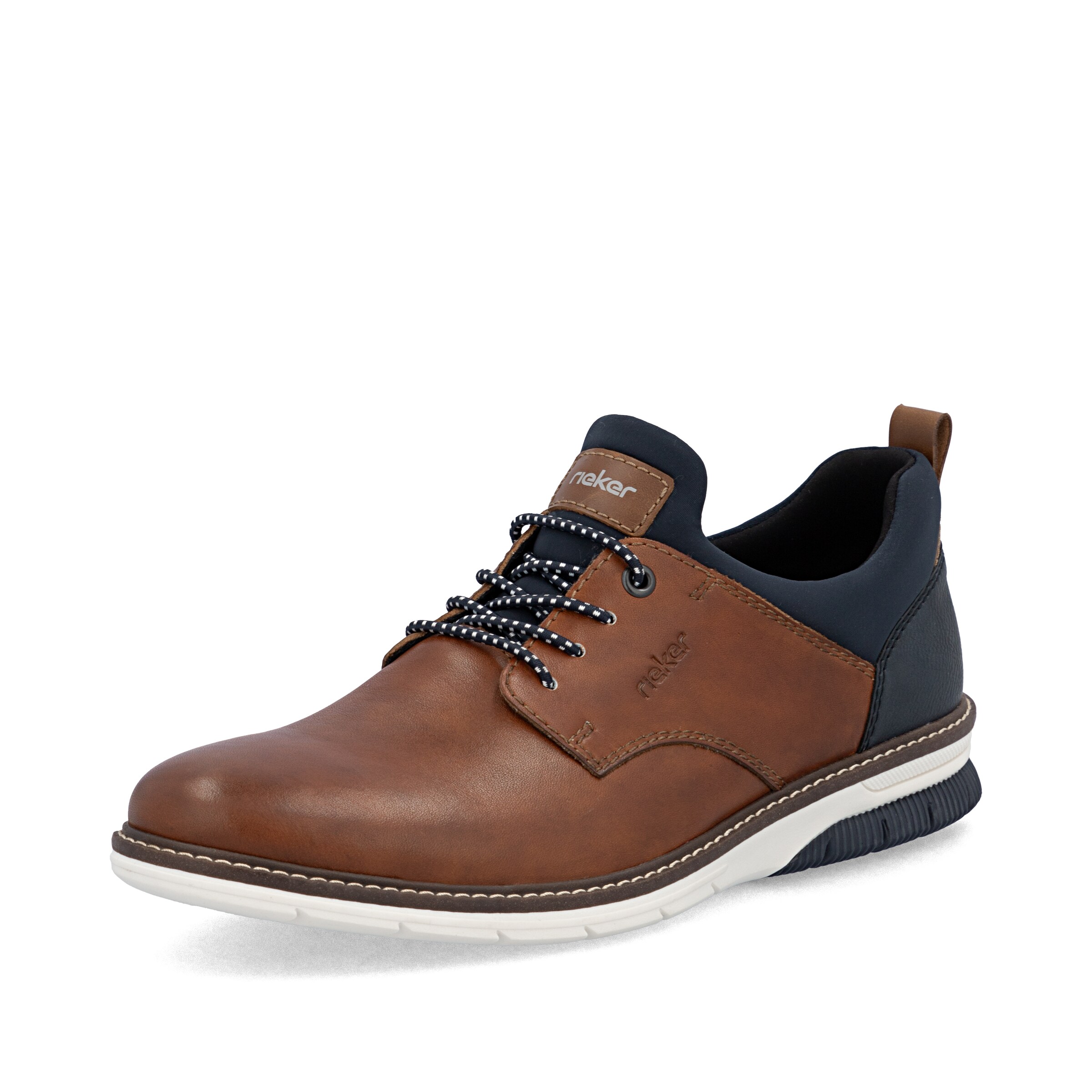 Chaussure basse ' 14454 ' Rieker en marron : devant