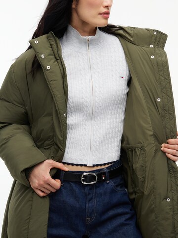 Tommy Jeans Zimní bunda – zelená