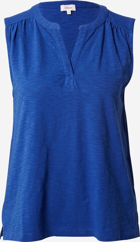 Camicia da donna di s.Oliver in blu: frontale