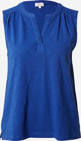 s.Oliver Blouse in Blauw: voorkant