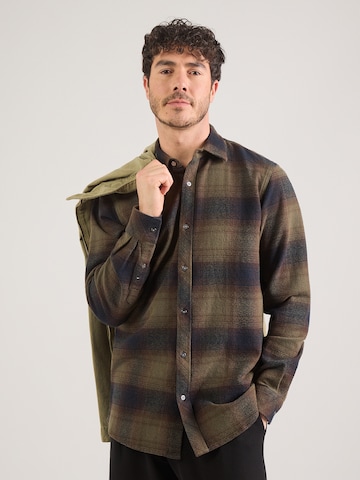 G-STAR Regular fit Overhemd in Groen: voorkant