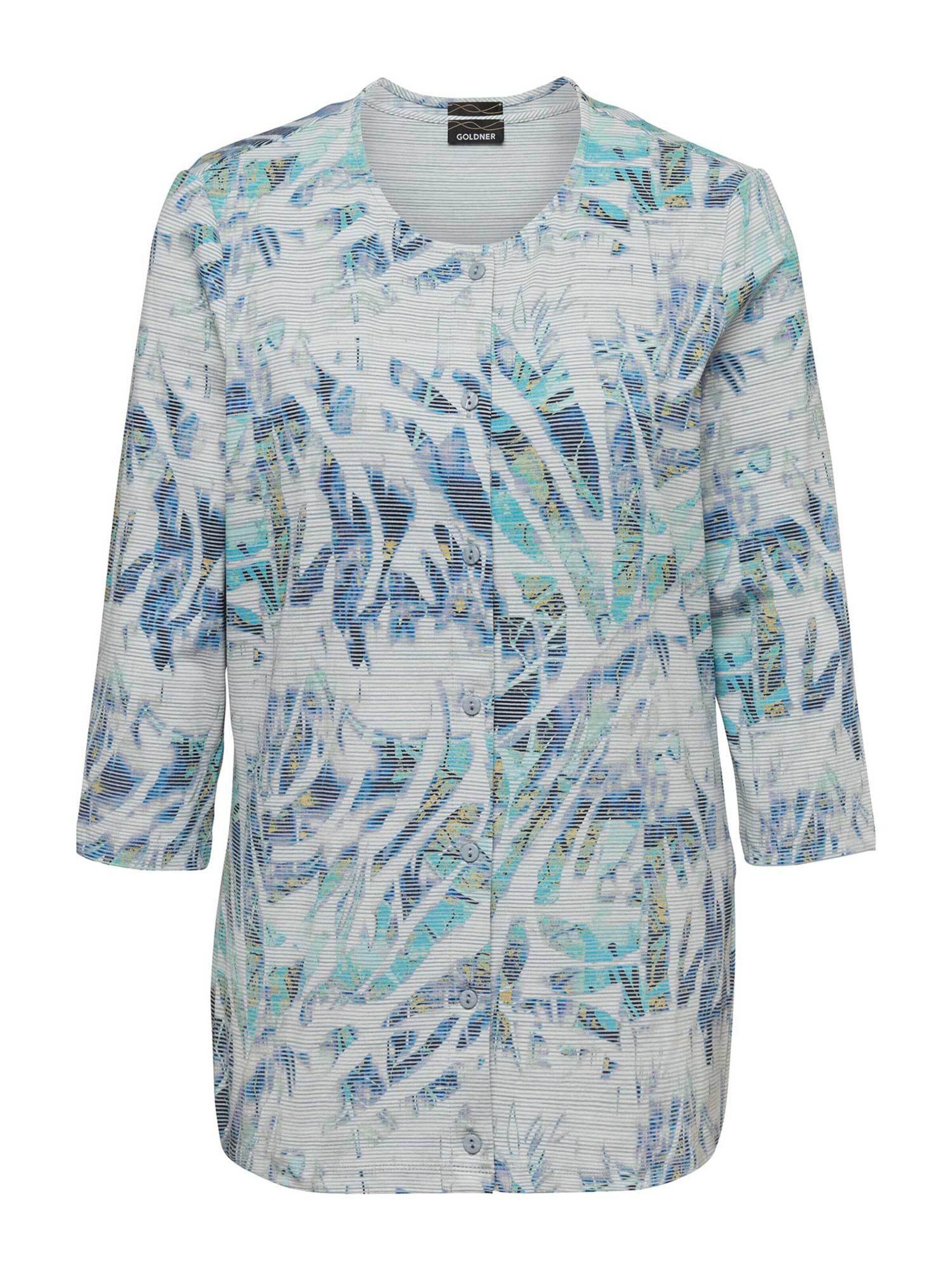 Goldner Tussenjas in Blauw: voorkant