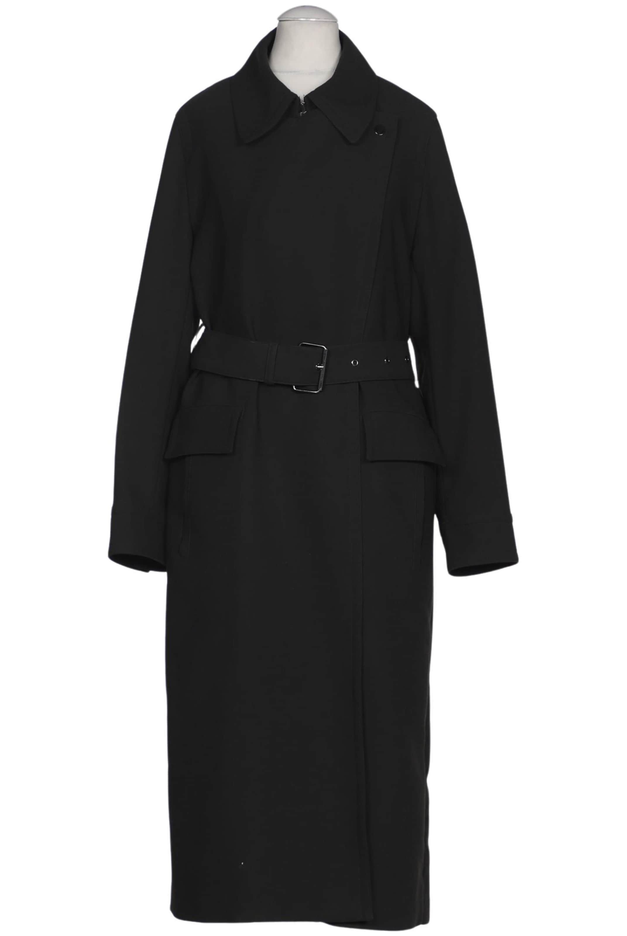 Reiss Mantel XXS in Schwarz: Vorderseite