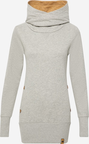 Fli Papigu Sweatshirt 'Rotwelsch' in Grey: front