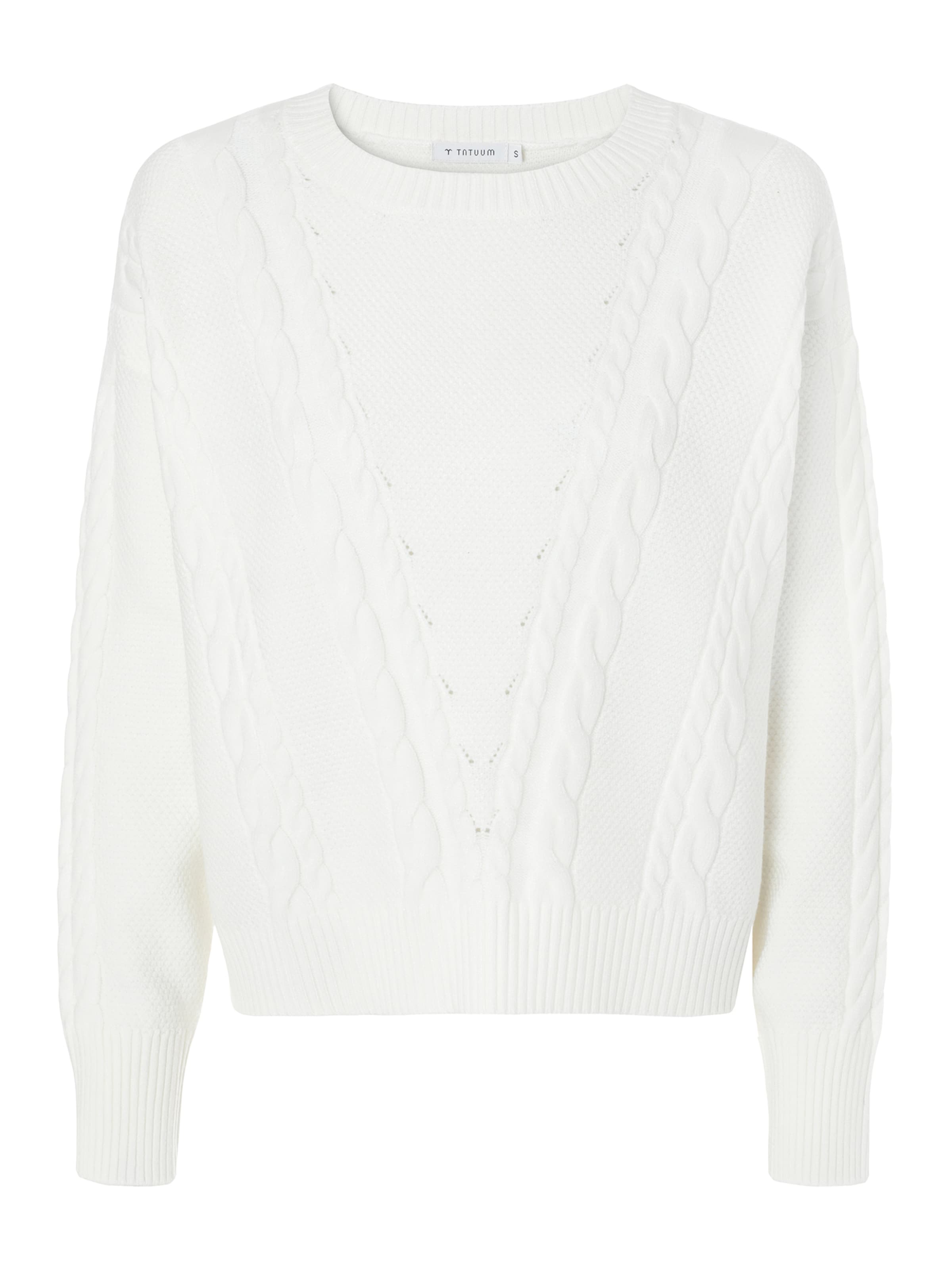 TATUUM Пуловер в бяло: отпред