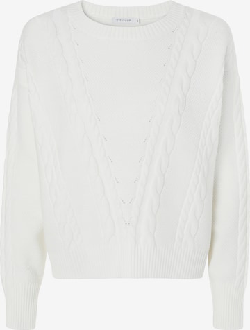 balta TATUUM Megztinis: priekis