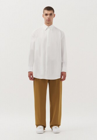 Studio Seidensticker Comfort fit Button Up Shirt 'Studio' in White