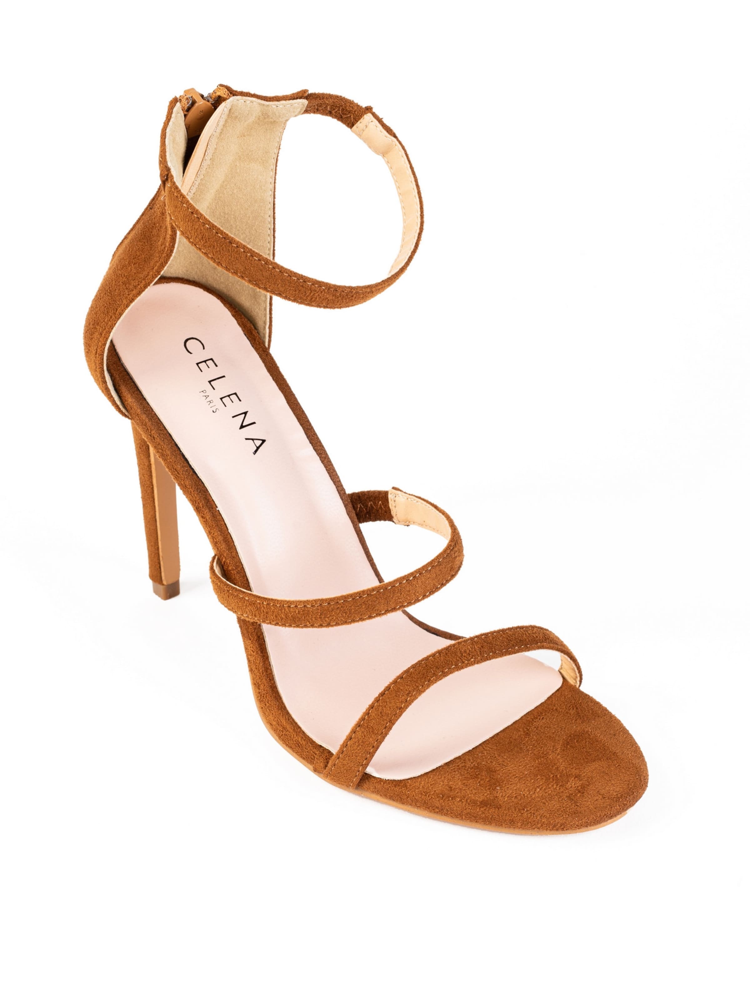 Celena Сандали с каишка 'Cassandra' в кафяво