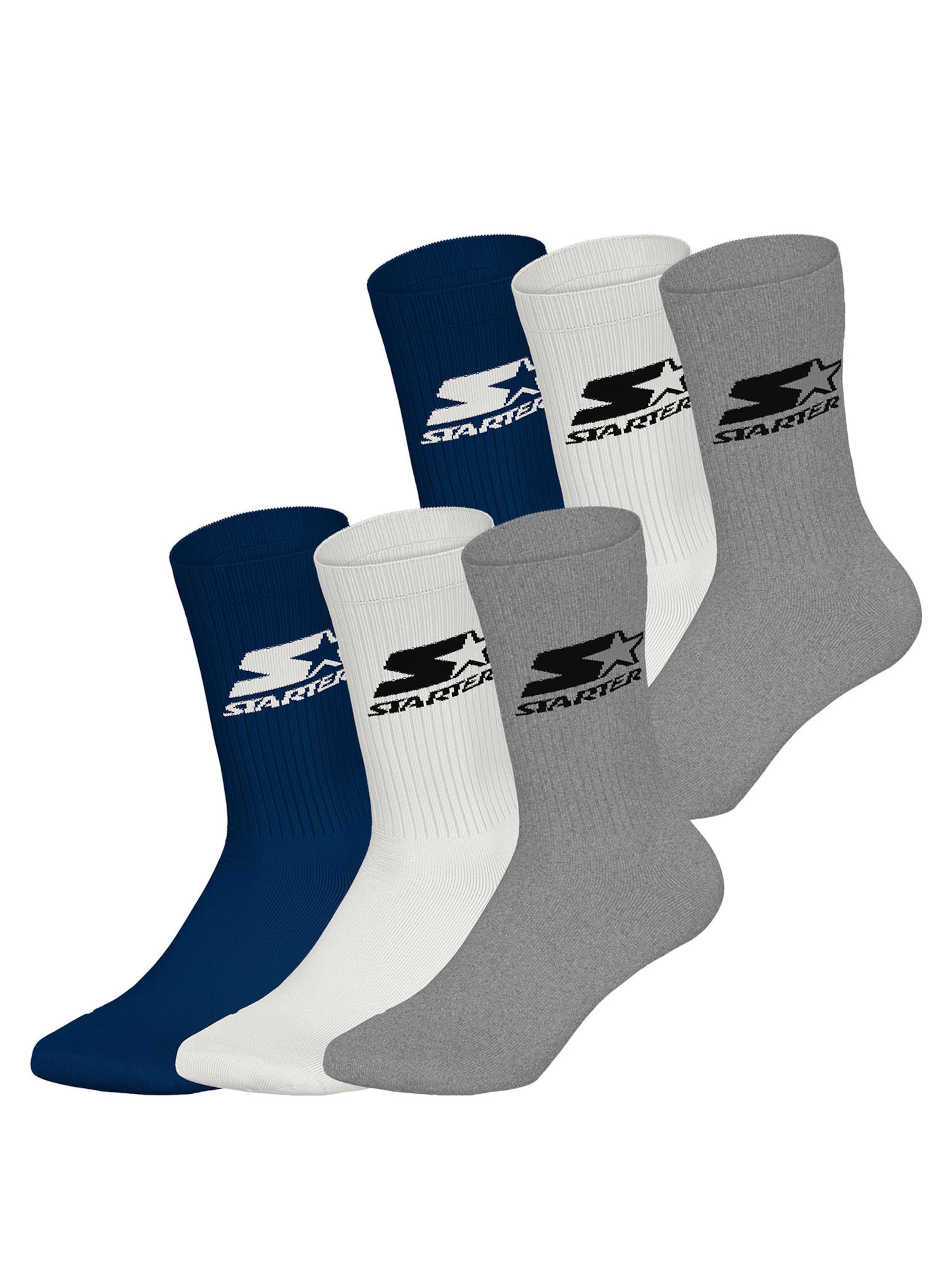 Chaussettes Starter en bleu : devant