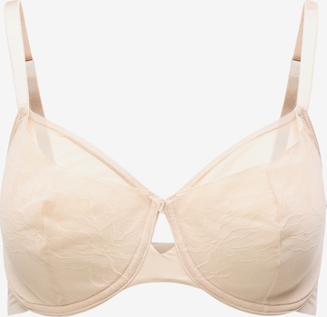 TRIUMPHT-shirt Grudnjak 'Comfort Contour W01' - bež boja: prednji dio