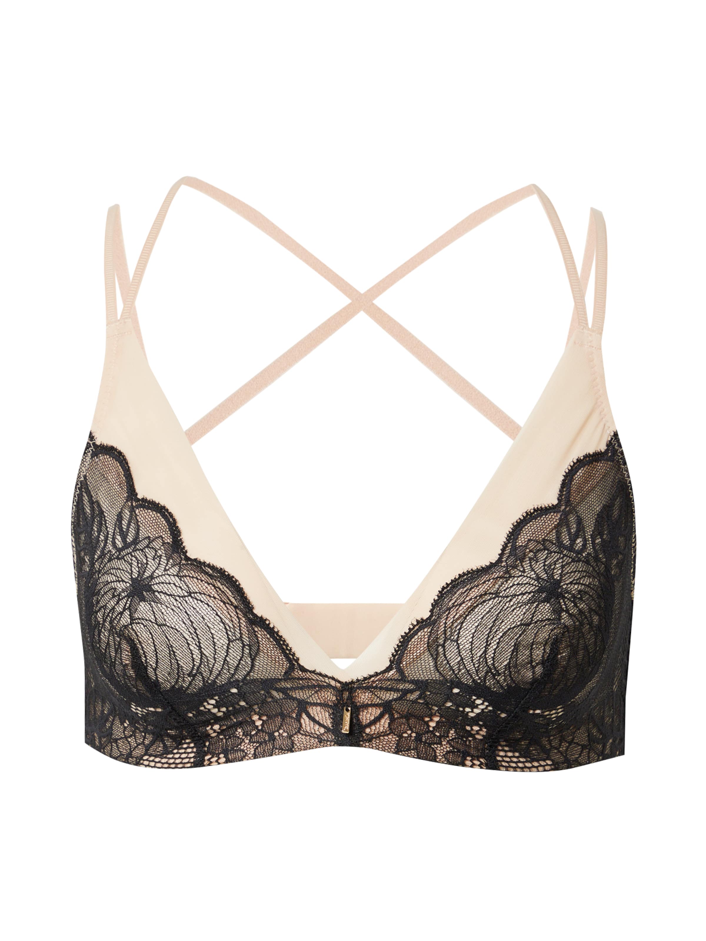 Chantelle - Triángulo Sujetador en negro: frente