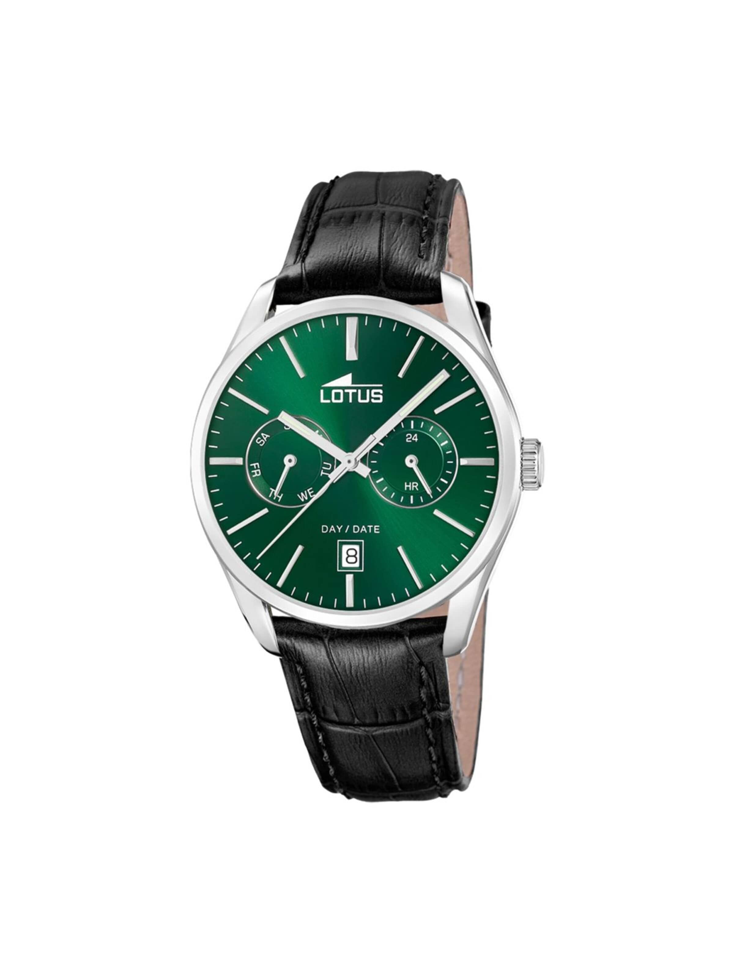 Lotus Analoog horloge 'Watch Multifuncion' in Groen: voorkant