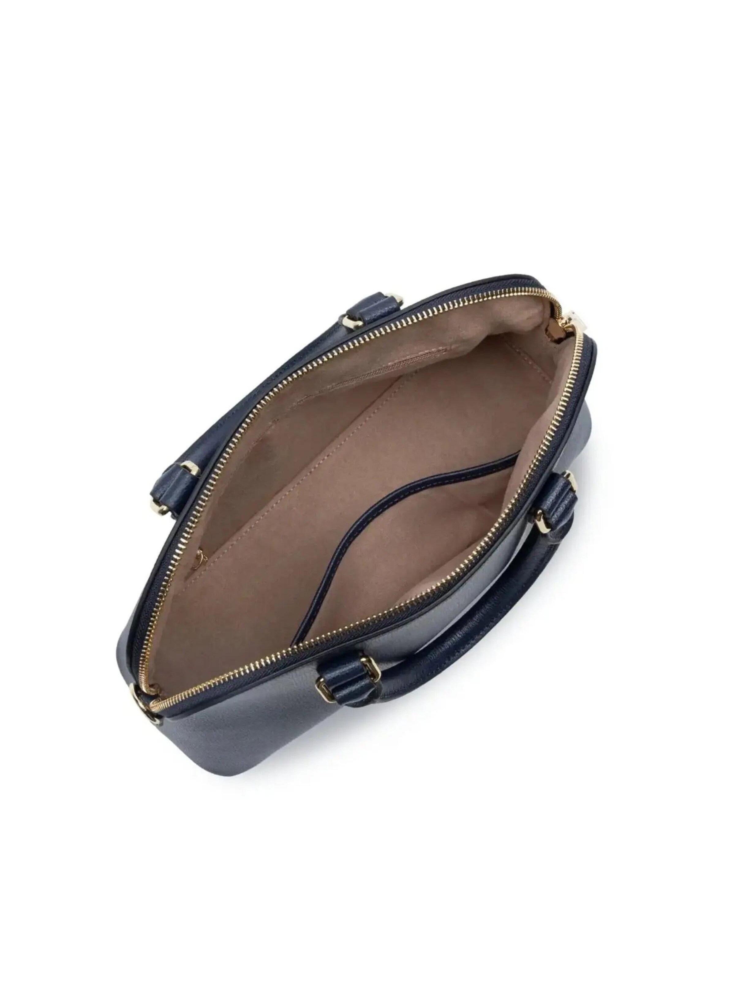 LANCASTER Paris - Bolso de hombro 'Lancaster Sac Demi-lune Sierra M 538-004 Bleu Foncé' en azul