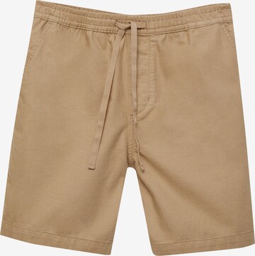 Pull&Bear Regular Broek in Beige: voorkant