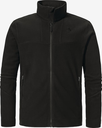 Schöffel Funktionsfleecejacke 'Urban Fleece Jk Style Karif MNS' in Schwarz: Vorderseite