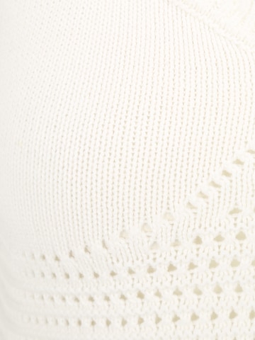 Monki Knitted top in White