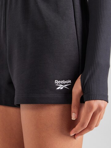 Reebok Обычный Спортивные штаны 'Identity' в Черный