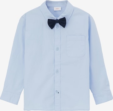 s.Oliver Regular fit Button up shirt in Blue: front