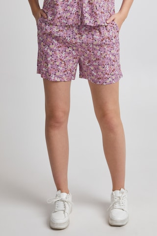 b.young Loose fit Pants in Pink: front